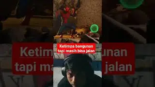 wanita tertimpa reruntuhan gedung | Marvel's Spiderman