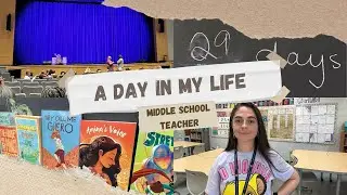 a day in the life | Middle School Teacher | play field trip & spelling bee