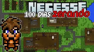 PASSEI 100 DIAS NO MINECRAFT 2D | NECESSE | EM DUO! @Skyvitor