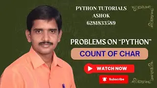 🔢 Count Characters in a String in Python | Python String Programs for Beginners