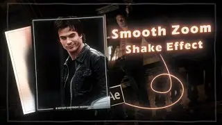 Smooth Zoom Shake effect on after effects✨