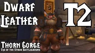 Thorn Gorge Leather Dwarf T2 Set | Custom Battleground Gear for Level 39