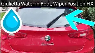 Alfa Giulietta Rear Wiper Position FIX, Water in Boot FIX