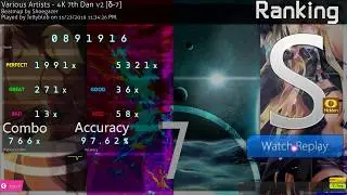 o!m | 4K 7th Dan [δ-7] | 97.62% +Hidden