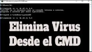 ELIMINAR VIRUS USB CMD ✅RAPIDO Y SIMPLE