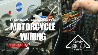 WIRING THE BIKE - Honda CB250RS Shoogly Shed Motors
