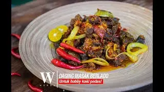 MASAK DAGING BERLADO SIMPLE SANGAT UNTUK 'KAKI' PEDAS & FIRST TIME BUAT