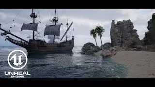 Pirate Ships | Unreal Engine 5 | Render