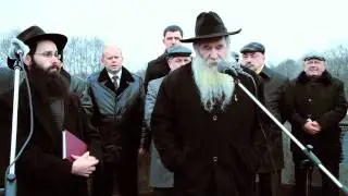 Открытие мемориала в Любавичи