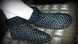 #Tutorial: #Pantuflas sin patrón, muy fáciles de hacer y rápidas #detallefemenino #pasoapaso