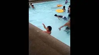 chloe andi swiming