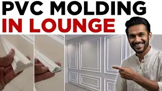 PVC Wall Molding Trim | Modern Decorative lounge Ideas | Installation Tips and Cost Guide