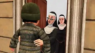 Evil Nun 2 kidnapped a child vs Enda funny animation part 135
