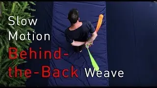 Forward Behind the Back Weave: Slow Motion Poi Spinning Lesson