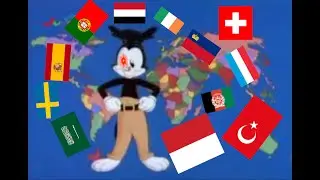 Yakko's World but only nations neutral in WW2