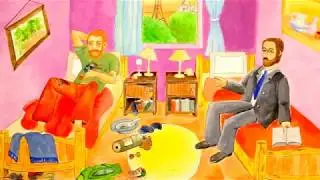 Vincent van Gogh and his brother Theo