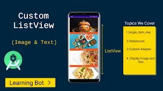 How to Create Custom ListView in Android Studio