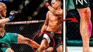 VICIOUS Leg Kicks that Ended MMA Fights!