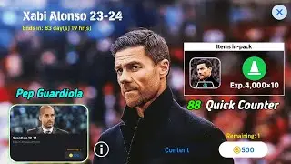 New Manager Pack XABI ALONSO with 88 Quick Counter play style - eFootball 24 mobile.