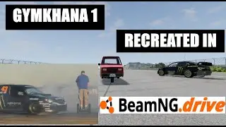 Gymkhana 1: A Tribute to Ken Block. Recreated In Beam.NG - Time, Chase & Status