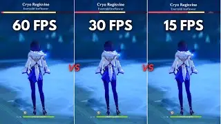 Does FPS really matter? 60 FPS vs 30 FPS vs 15 FPS [ Genshin Impact ]