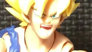 Goku turning super saiyan