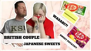 BRITISH COUPLE TRIES JAPANESE FOOD!! HILARIOUS!!!!!!!!!!