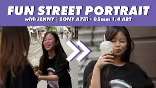 Street Portrait w/ Jenny ~ Longer Version | Sony A7iii + 85mm 1.4