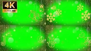 Snowflake Green Screen (Copyright Free) - GS Studio