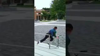 He MISSED the rail at first 😱