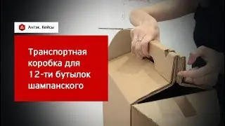 Кейс. Транспортная коробка для 12-ти бутылок шампанского