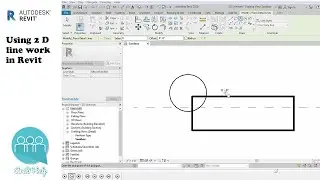 How to use 2 D line work in Revit properly
