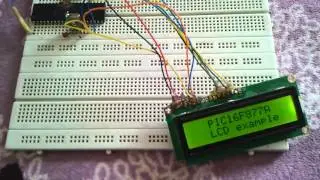 Interfacing PIC16F877A with LCD display using CCS PIC C