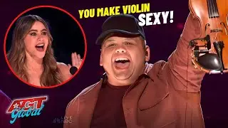 Violinist Philip Bowen RIPS IT on The AGT Live Stage!