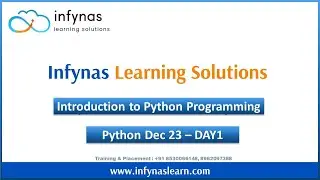 Python Programming Batch Dec 2023 : Day1