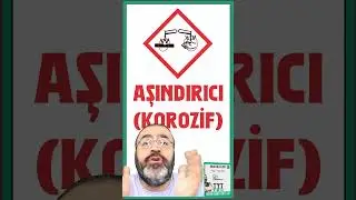 1 Dakikada Kimya Öğren 05 - Kimyasal Risk Piktogramları