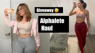 ALPHALETE HAUL/ HONEST REVIEW! GIVEAWAY!