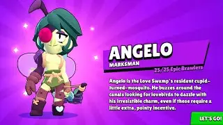 Unlocking and maxing Angelo #brawlstars #supercellpartner