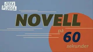 60 SEKUNDER | Så här skriver du en novell