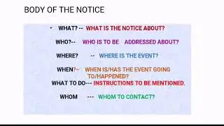 Class VI Topic - Notice Writing (Lost Notice)