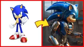 SONIC the Hedgehog ALL CHARACTERS as ROBOT 2024