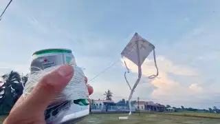 Thả diều giấy truyền thống đơn giản bay cao hết dây không thấy diều | How to make a paper kite