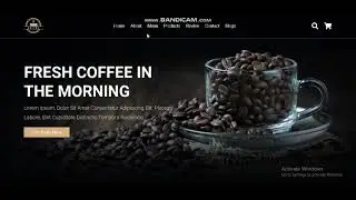 Responsive Coffe Design Using HTML / CSS  / JAVASCRIPT