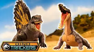 Dino Trackers Invasión de la playa | Nothosaurus y Edaphosaurus | Jurassic World