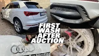 Audi Q3 F3 First Detail After Car Auction | Exterior Deep Clean | Car Wash ASMR