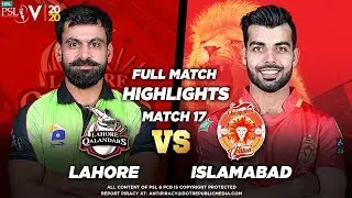 Lahore Qalandars Vs Islamabad United | Full Match Highlights | Match 17 | HBL PSL 2020 | MB1