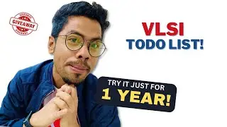 8 Top Task You Must Do for a VLSI JOB | by VLSI Engineer at Intel | Giveaway Announcement