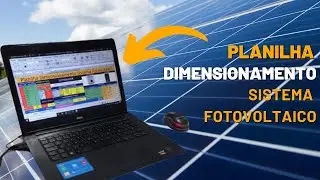 Planilha Dimensionamento Sistema Fotovoltaico