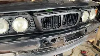 E34 BMW Custom Bumper Transmission Cooler