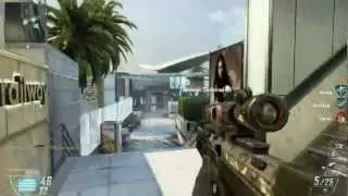 Black ops 2- No look snipe!